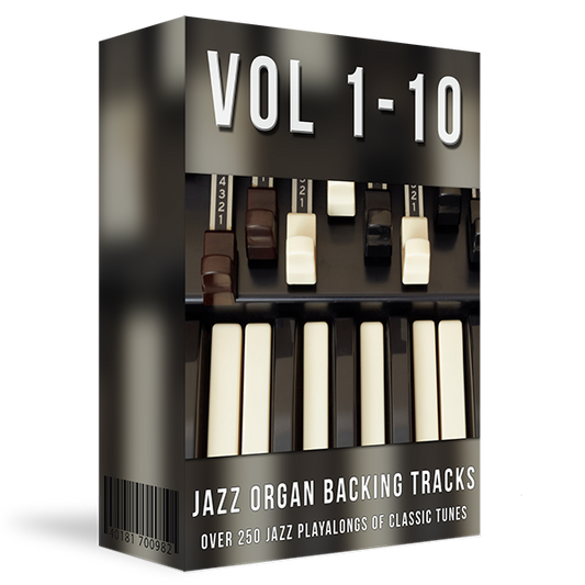 Jazz Backing Tracks Vol 1 -10 (Digital Download)